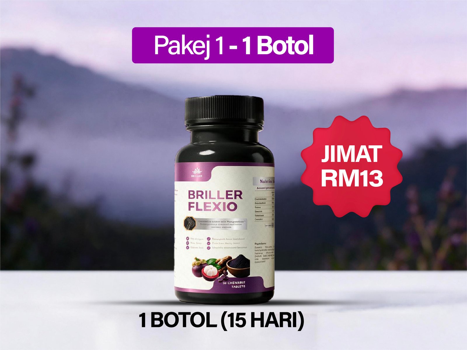 Pakej A Briller Flexio 1 botol